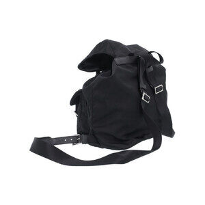 PRADA Two Pocket Tessuto Backpack Rucksack Daybag Black